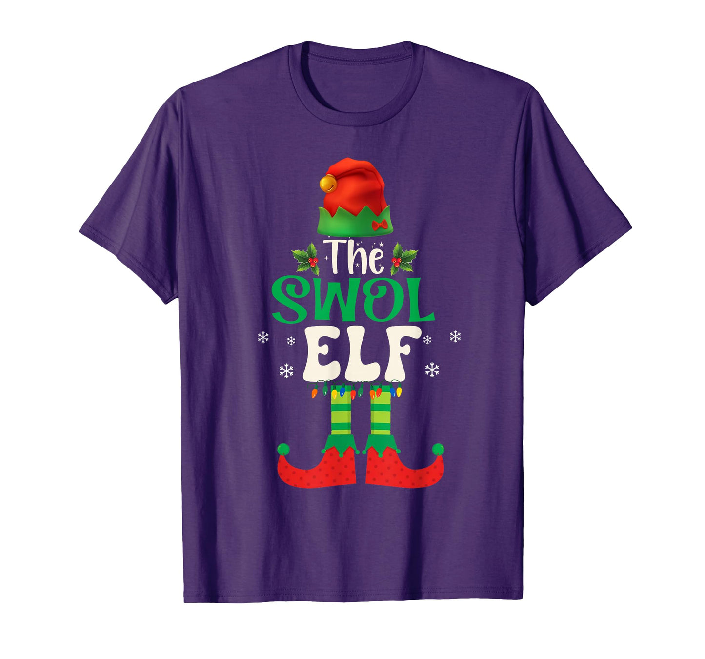 Funny The Swol Elf Group Matching Family Christmas 2025 T-Shirt