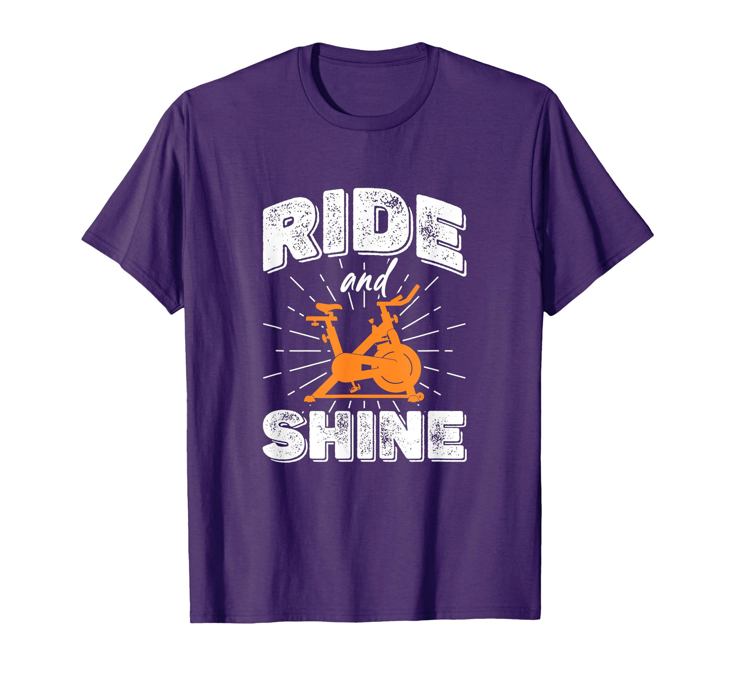 Ride And Shine Spin Class Spinning Bike Indoor Cycling T-Shirt
