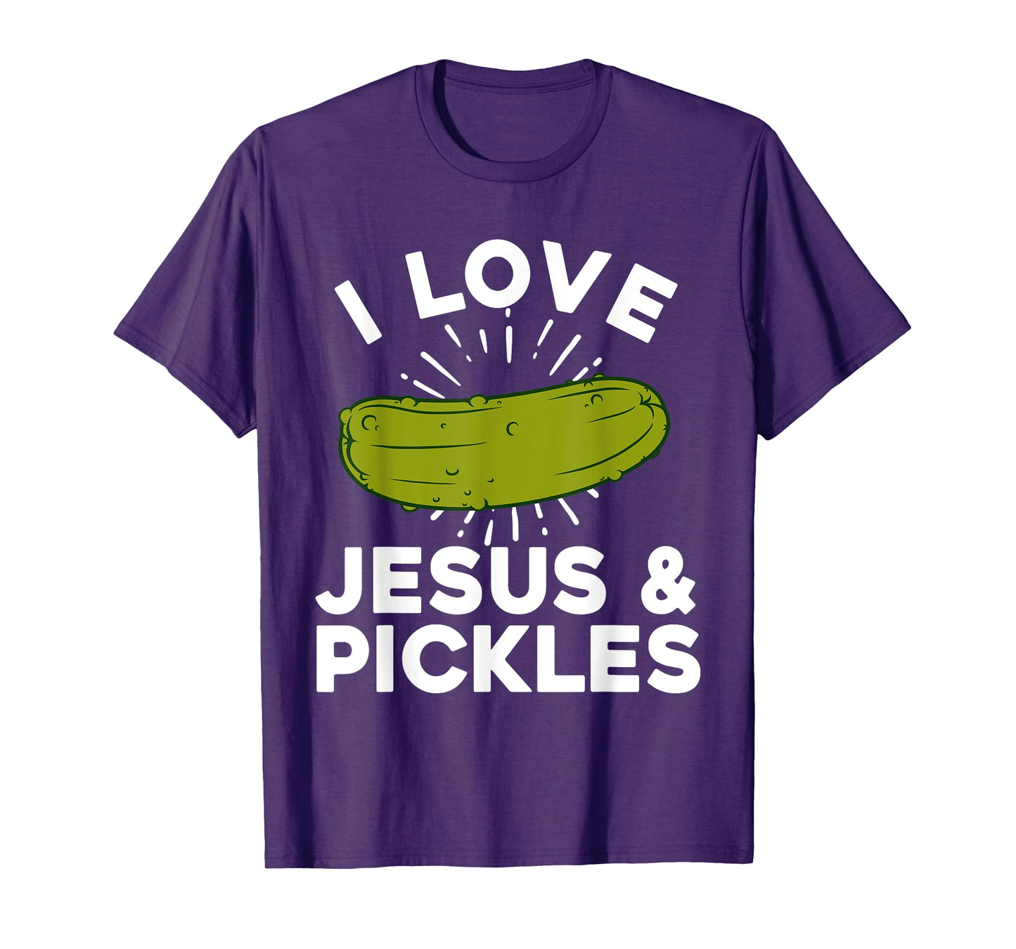 Cute Pickle Design For Men Women Kids Jesus Pickle Lovers T-Shirt