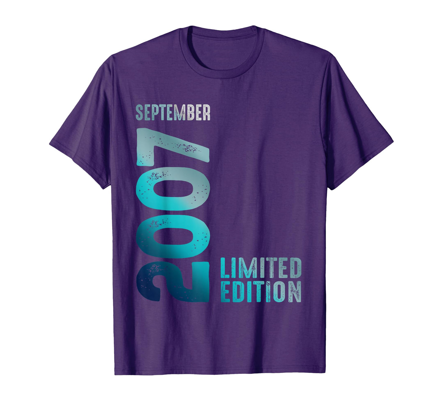September 2007 Year 2007 Birthday Limited Edition T-Shirt
