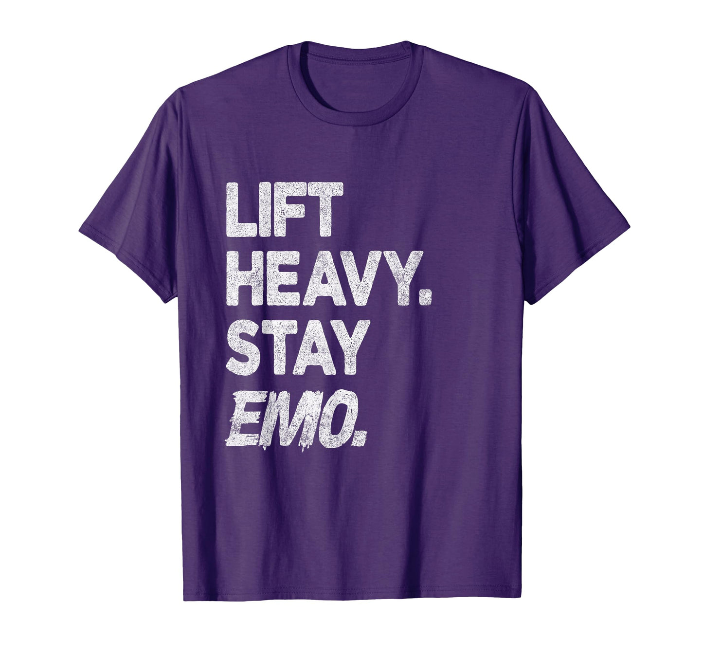 Lift Heavy Stay Emo Gym and Fitness Weightlifting Emo Lover T-Shirt