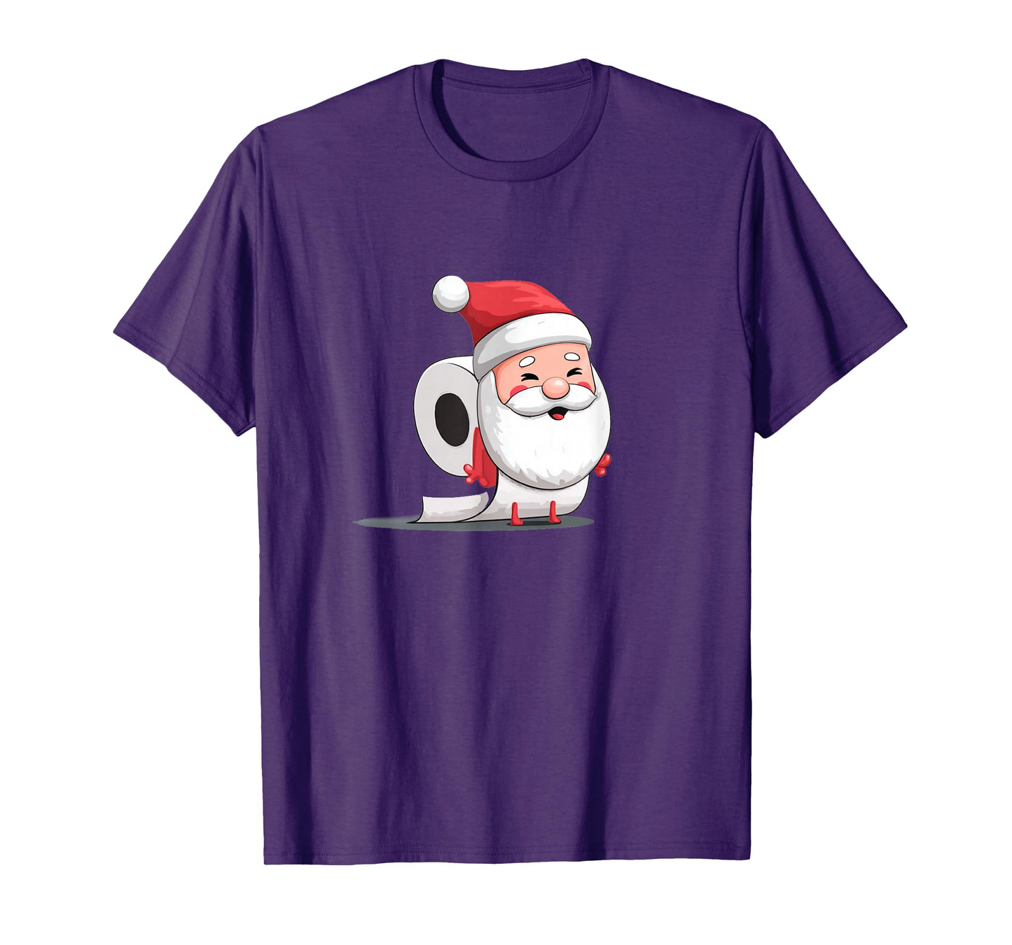 Awesome Toilet Paper Santa Graphic for Festive Man and Woman T-Shirt