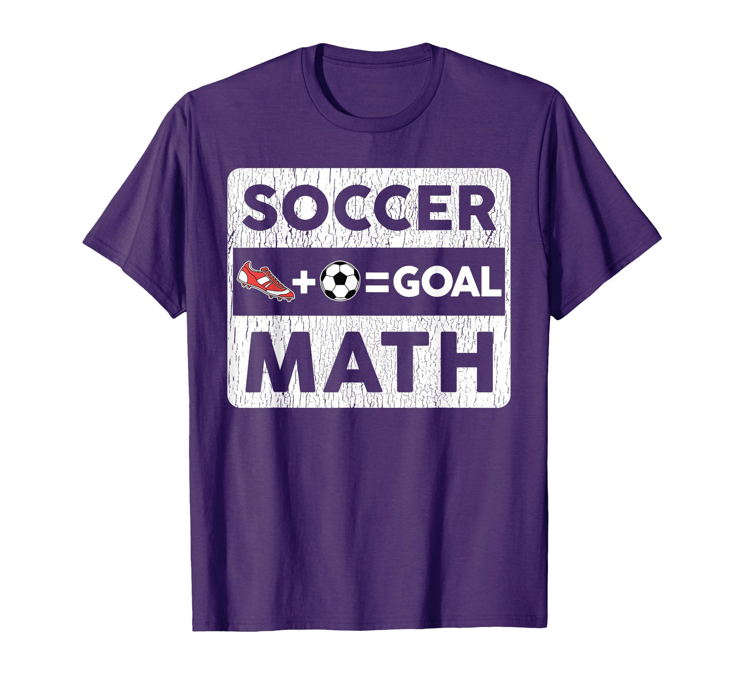 Funny Soccer Player Math Goal Lover Humor Boys Girls Outfit T-Shirt