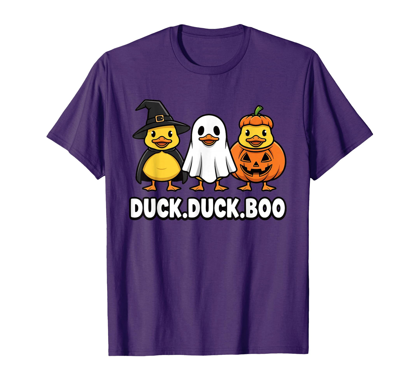 Duck Boo Halloween Ducks Witch Ghost Pumpkin Family Matching T-Shirt