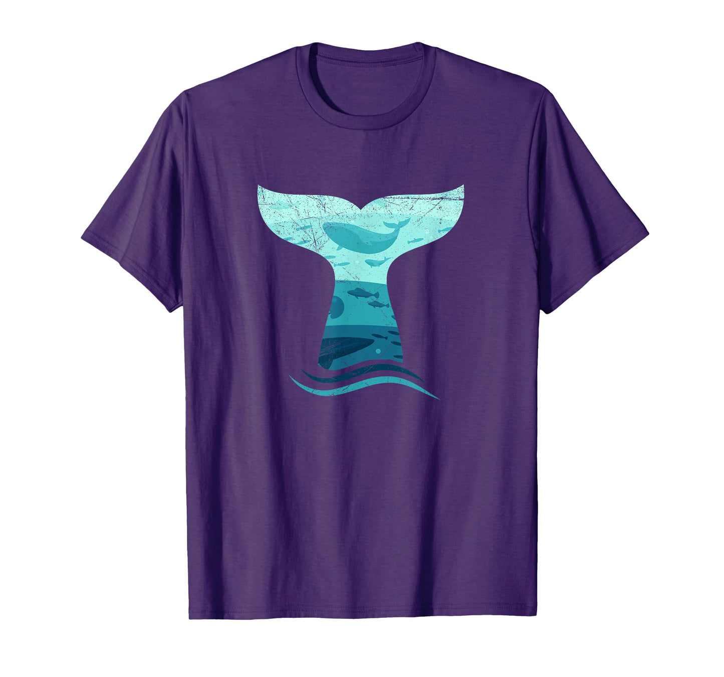 Whale Tail in Waves | Orca Ocean T-Shirt
