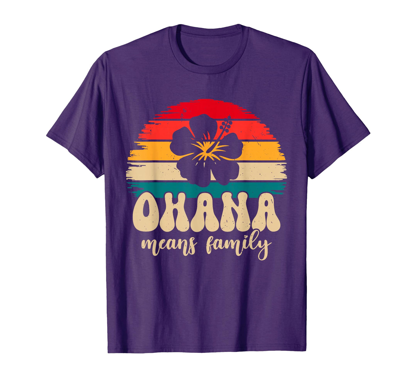 Ohana means Family Hawaii Summer Vacation Holiday T-Shirt