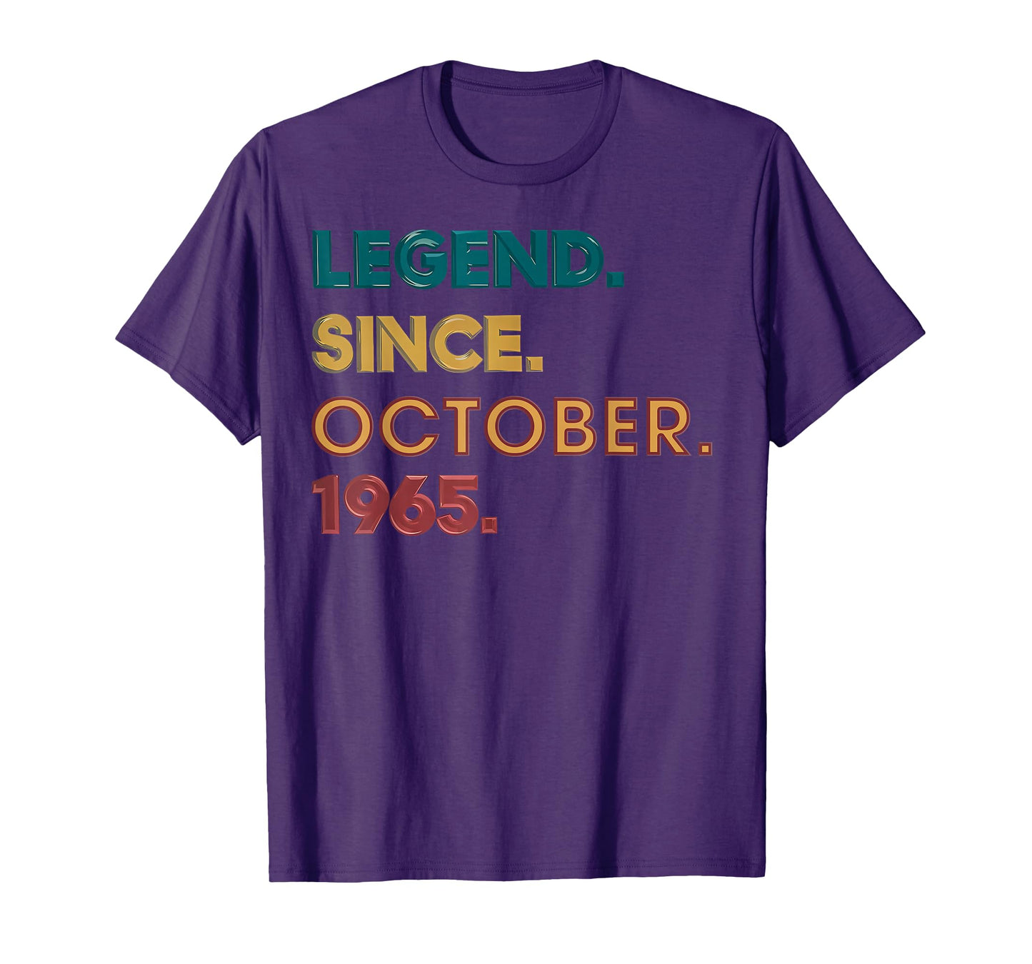 Legend 1965 60th Birthday Gifts for Men Women 60 Year Old T-Shirt