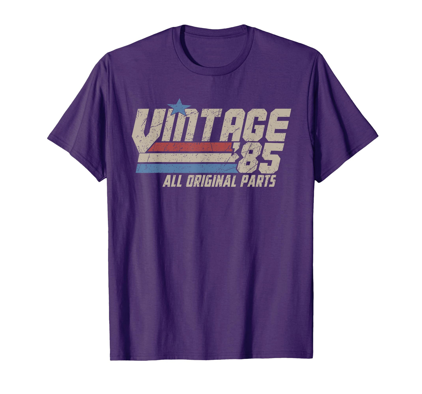 Vintage 1985 All Original Parts, Retro 40 Years Old Gifts T-Shirt