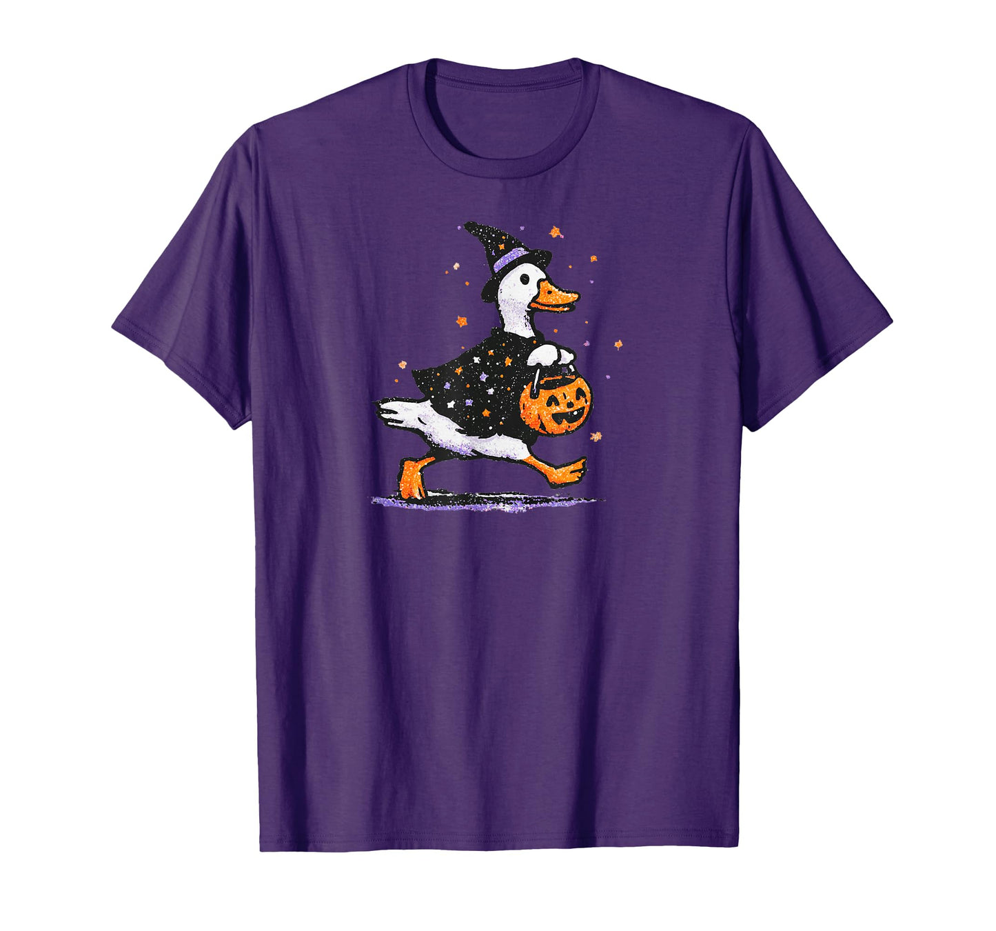 Spooky Goose The Loose Halloween Witch Cute Women Men Kids T-Shirt