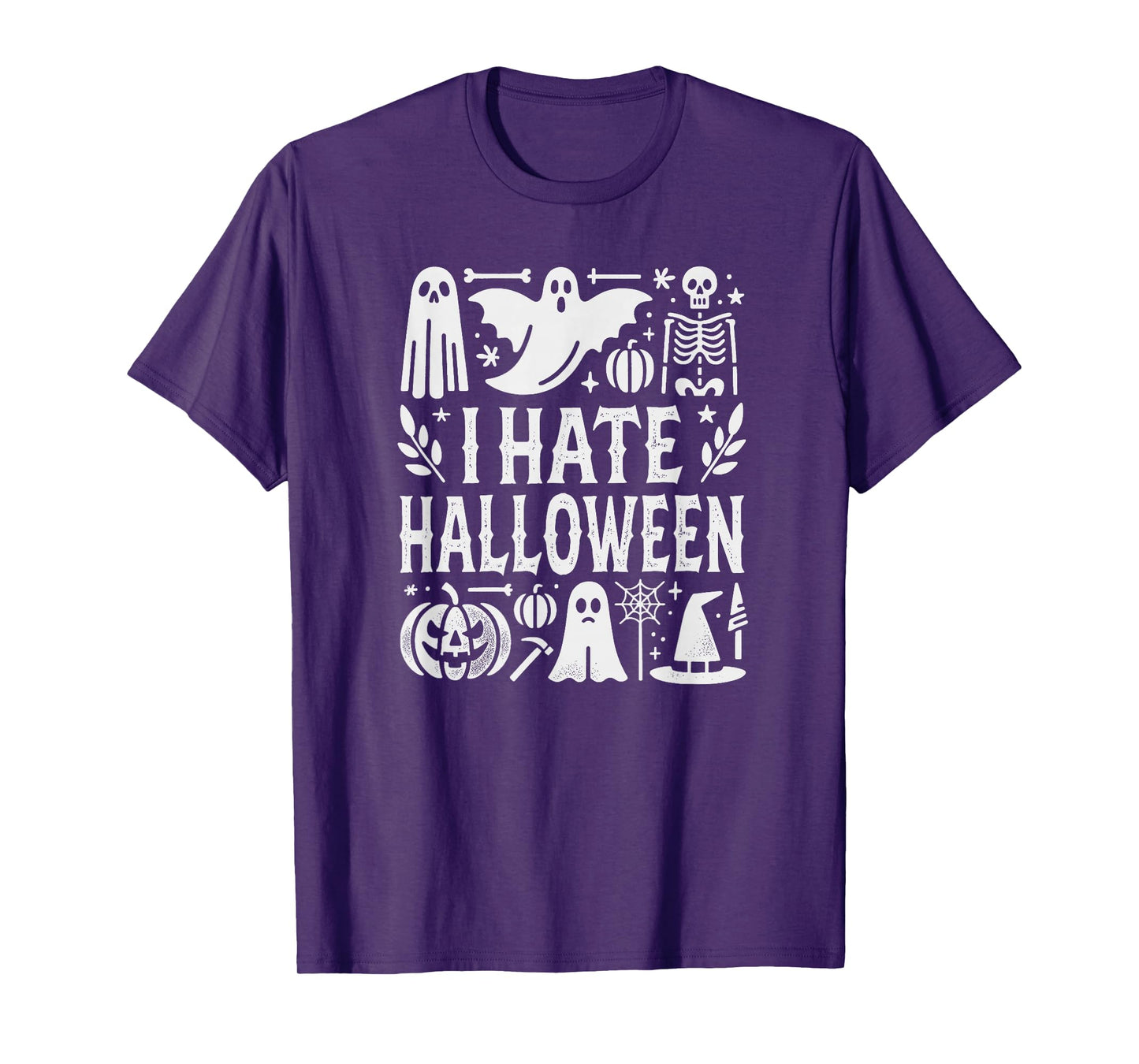 I Hate Halloween Sarcastic Spooky Unisex T-Shirt T-Shirt