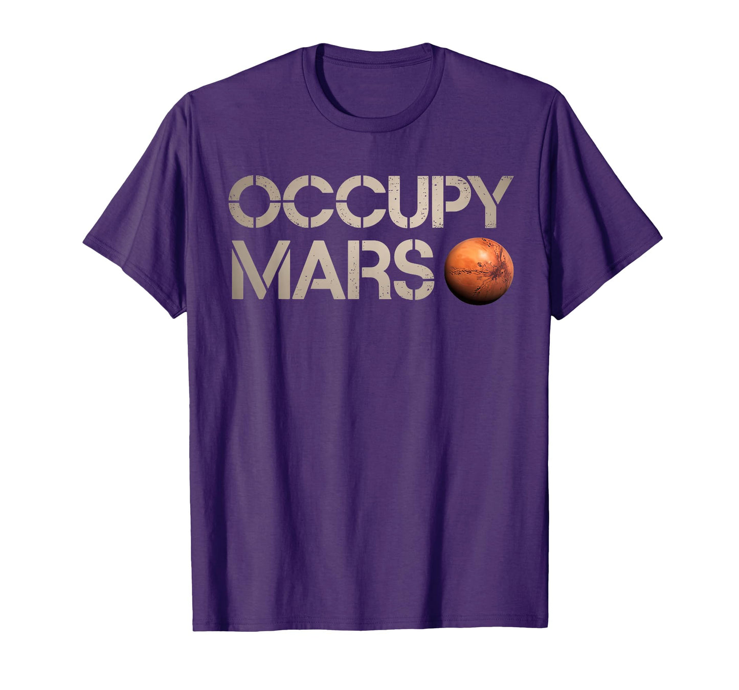 Astronomy Space Explorer Rocket Science Occupy Mars T-Shirt