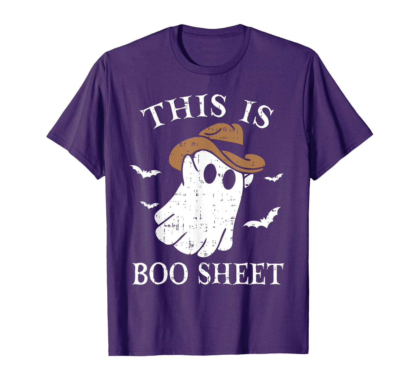 This is Boo Sheet Ghost Retro Halloween Costume Men Women T-Shirt
