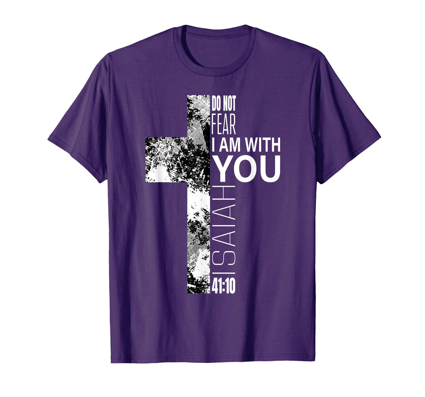 Cool Do Not Fear Christian Bible Verse Easter Cross Men Boys T-Shirt