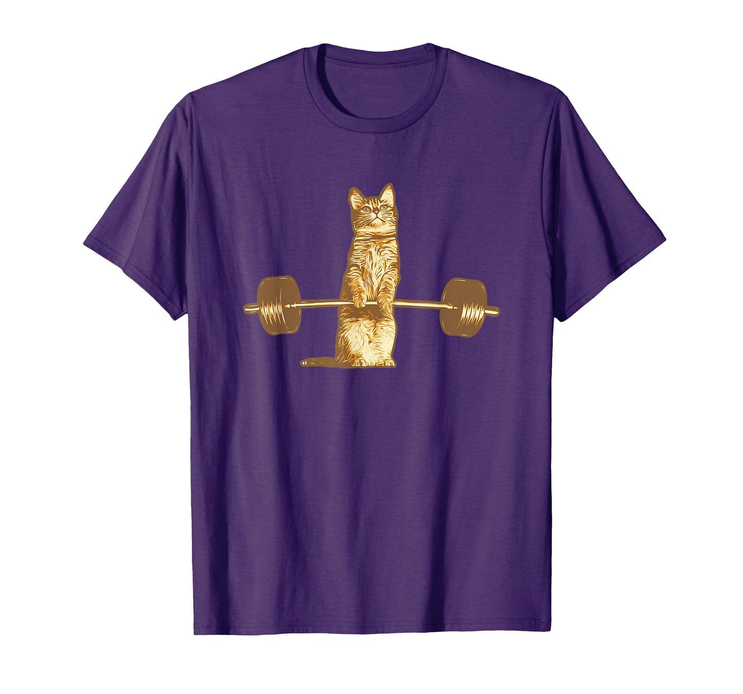 Cat Deadlifts Meow Weightlifting Bodybuilding Gym T-Shirt