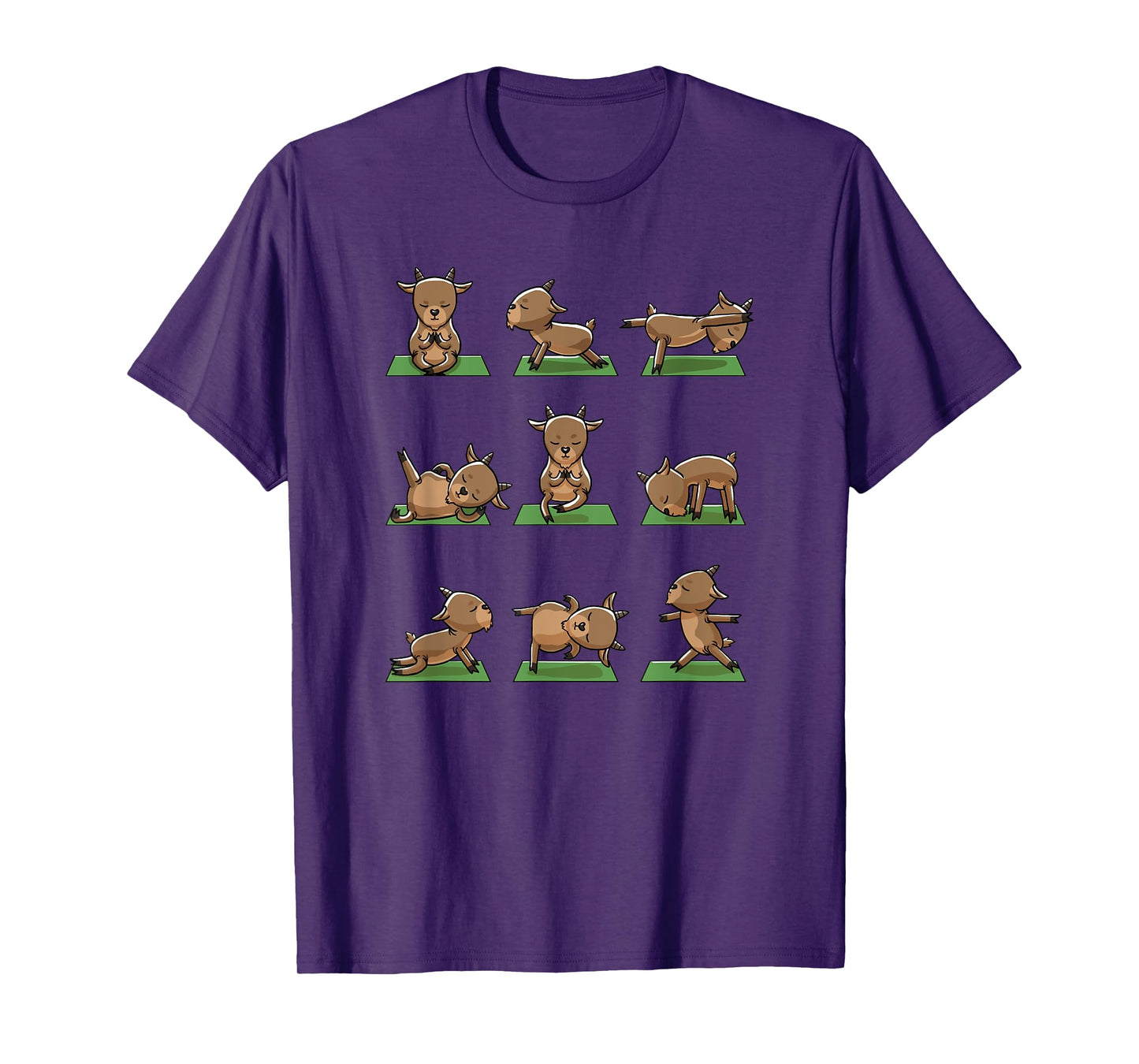 Yoga Goats Pose Funny Meditation Exercise Animal Lover Gift T-Shirt