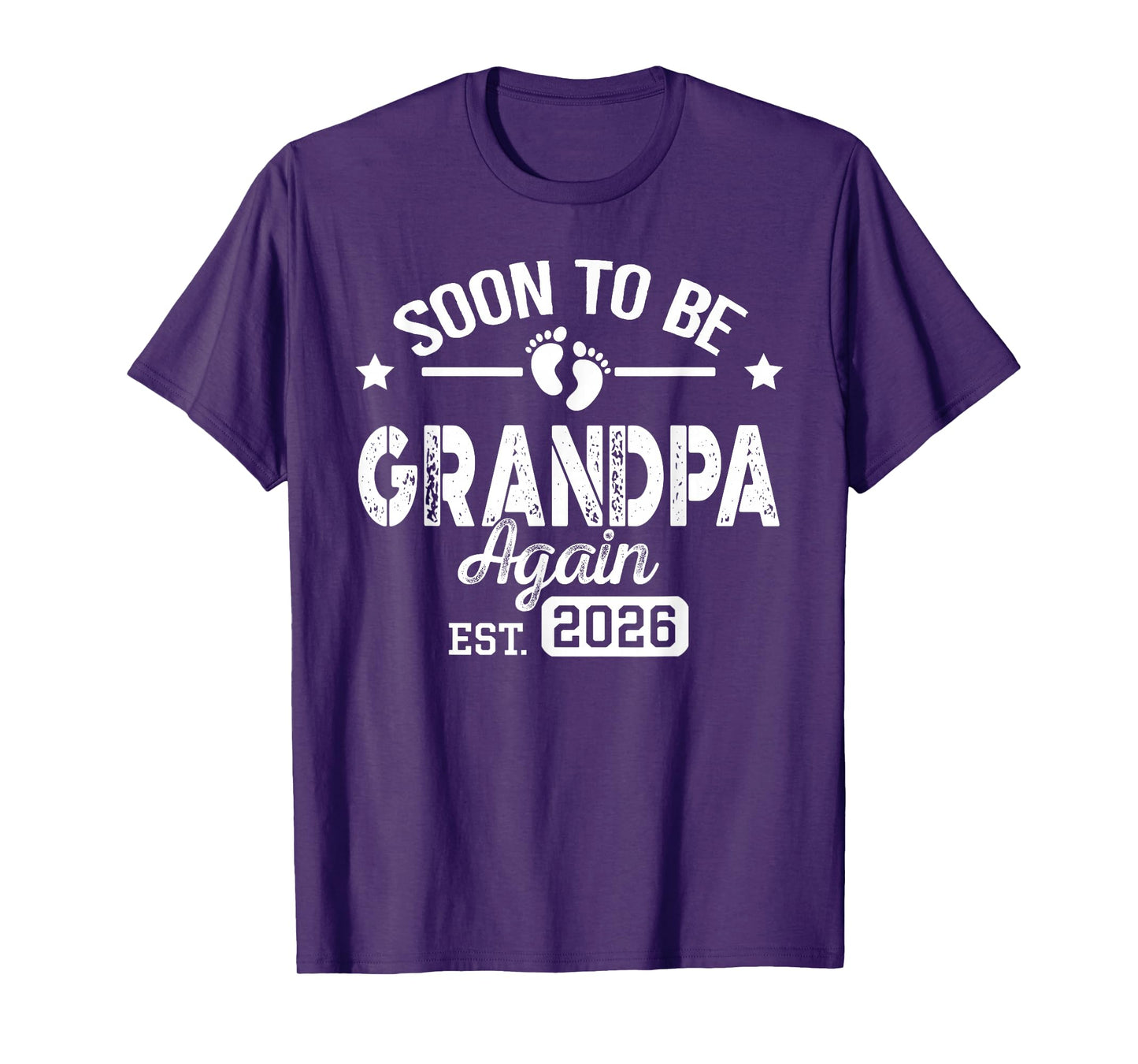 Soon To Be Grandpa again est. 2026 Pregnancy Announcement T-Shirt