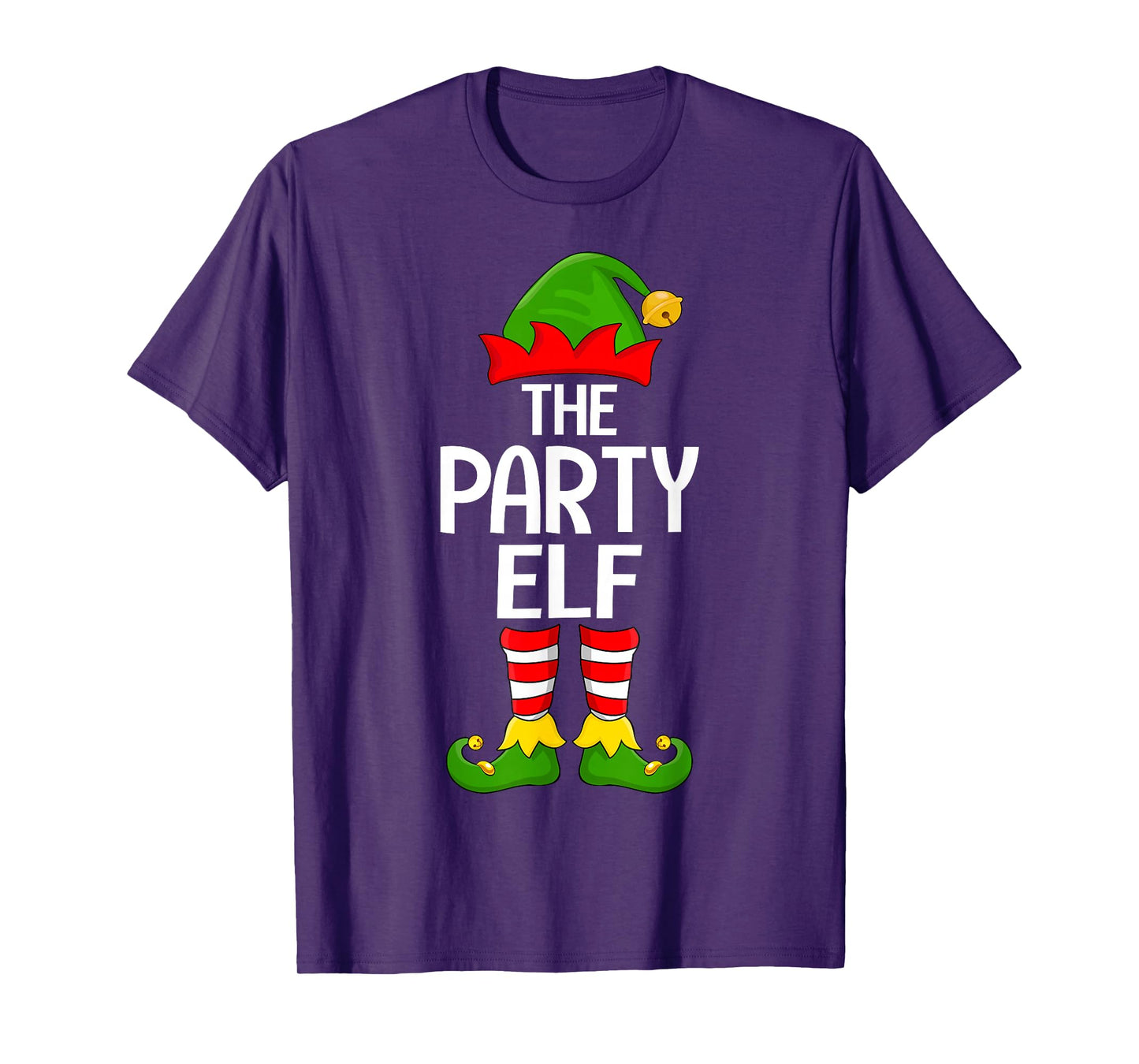 Party Elf Xmas Matching Family Elf Squad Christmas T-Shirt