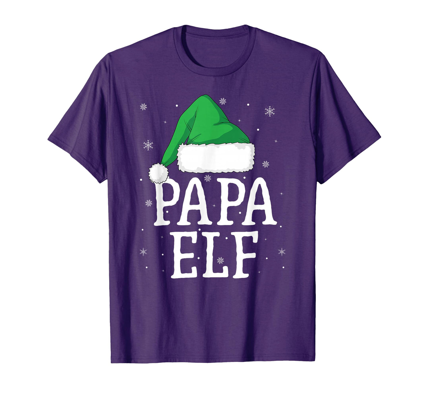Papa Elf Christmas Family Funny Elf Squad Xmas T-Shirt