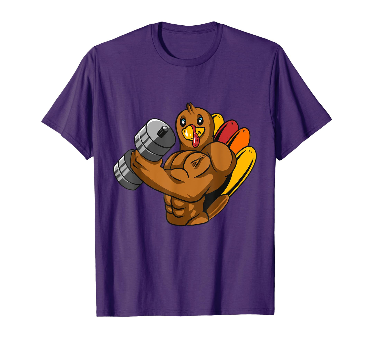 Turkey Bodybuilding Thanksgiving Day Gym Workout Fitness T-Shirt