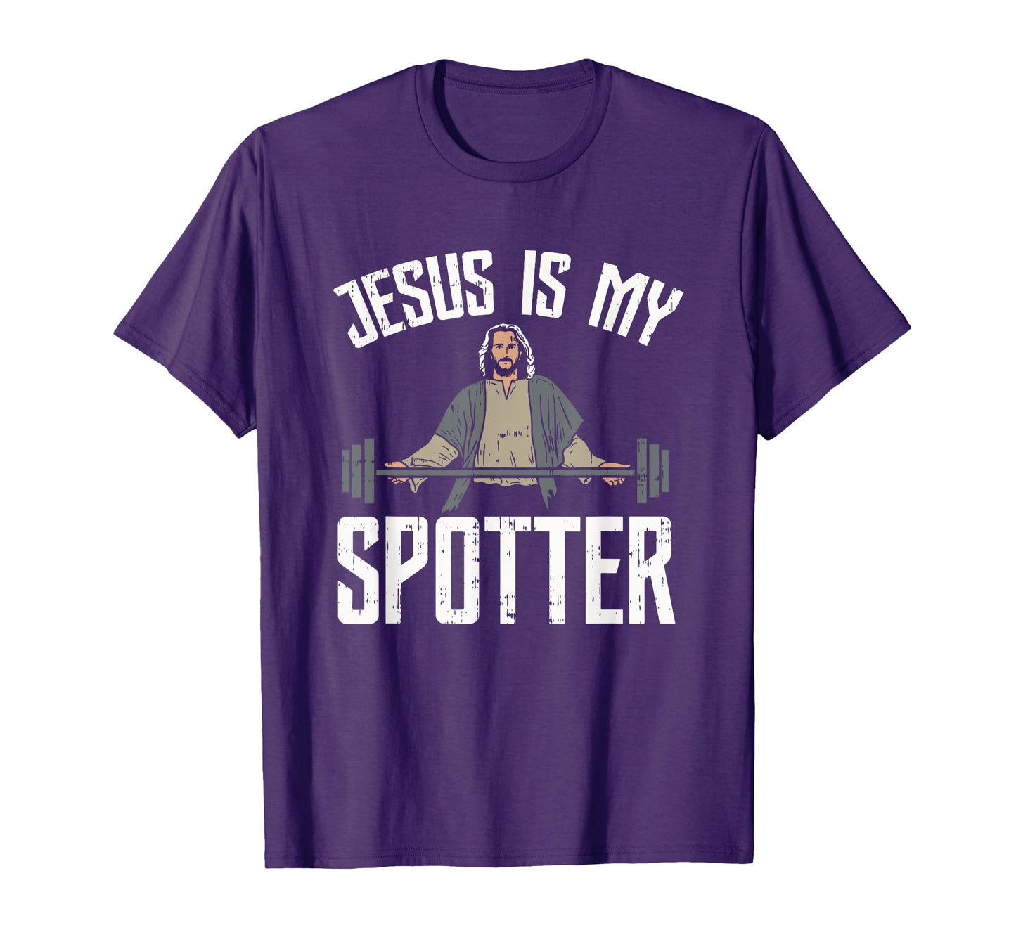 Jesus Shirts I Jesus Is My Spotter T-Shirt