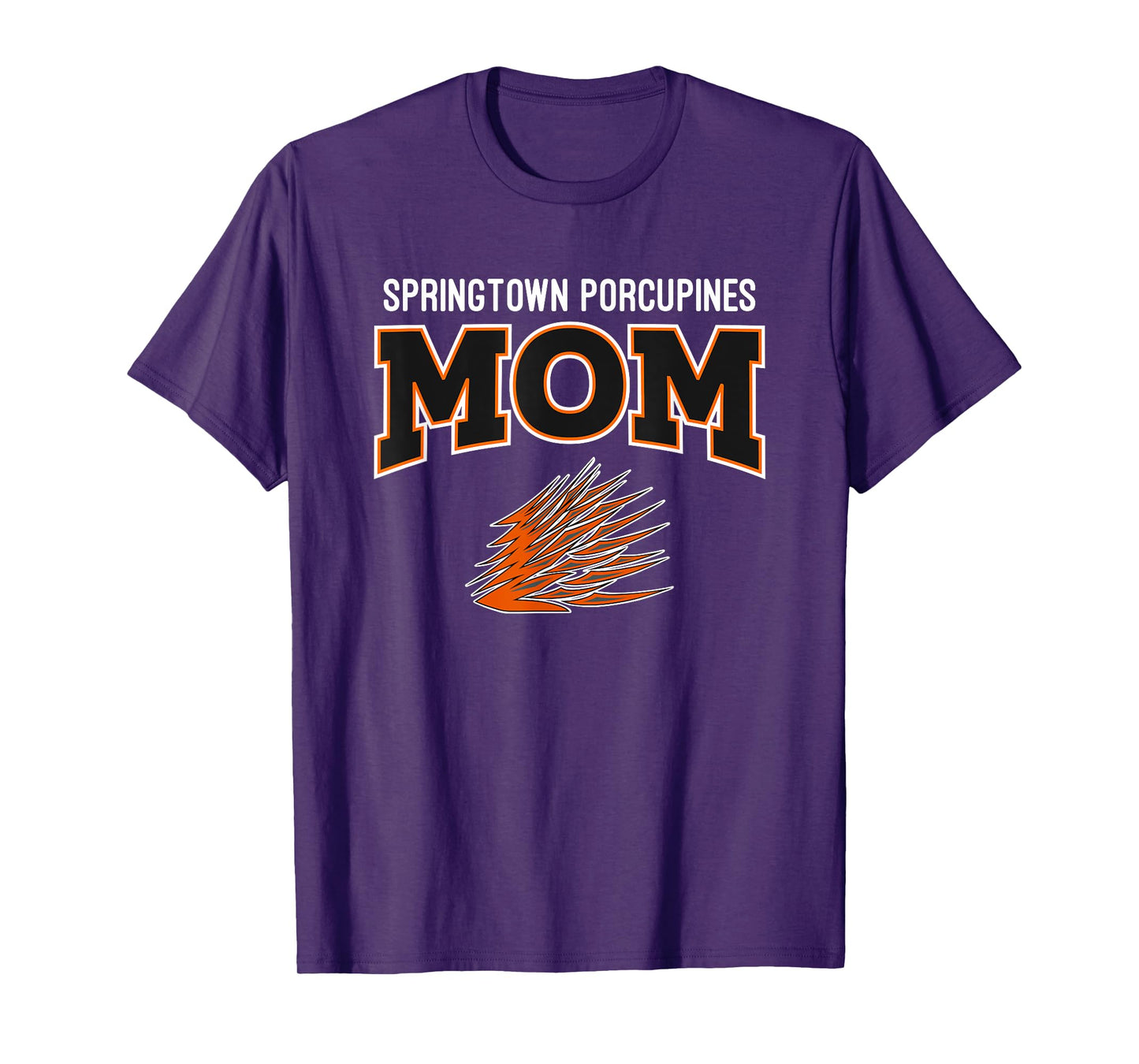 Springtown Porcupines Logo Mom HS T-Shirt