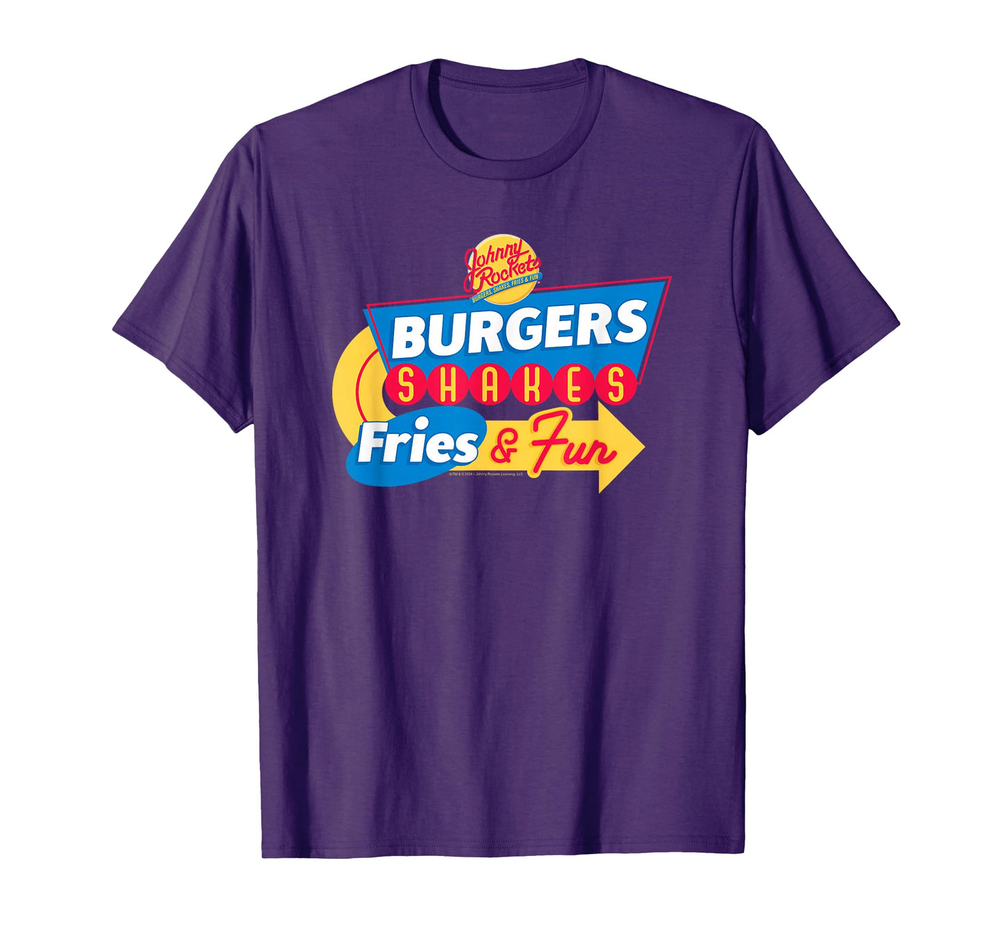 Johnny Rockets Direction Sign Fast Food T-Shirt