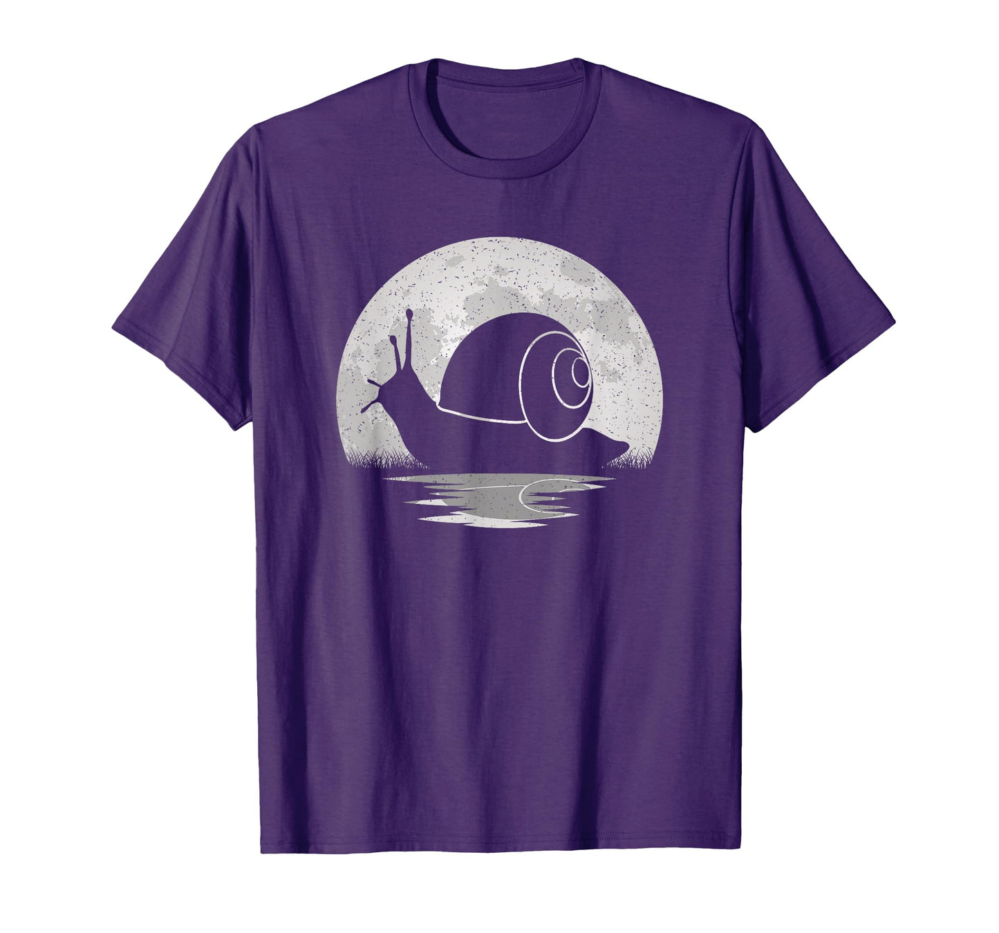 Snail Moon Vintage Snail Lover Men Women Kids T-Shirt