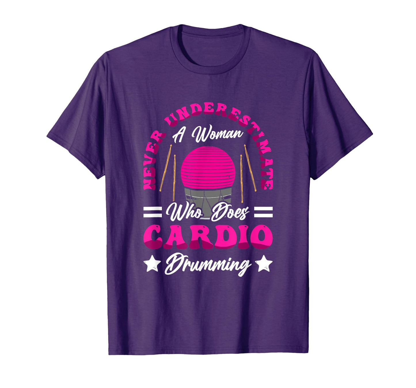 Fitness Class Exercise Gym Workout Cardio Drumming T-Shirt