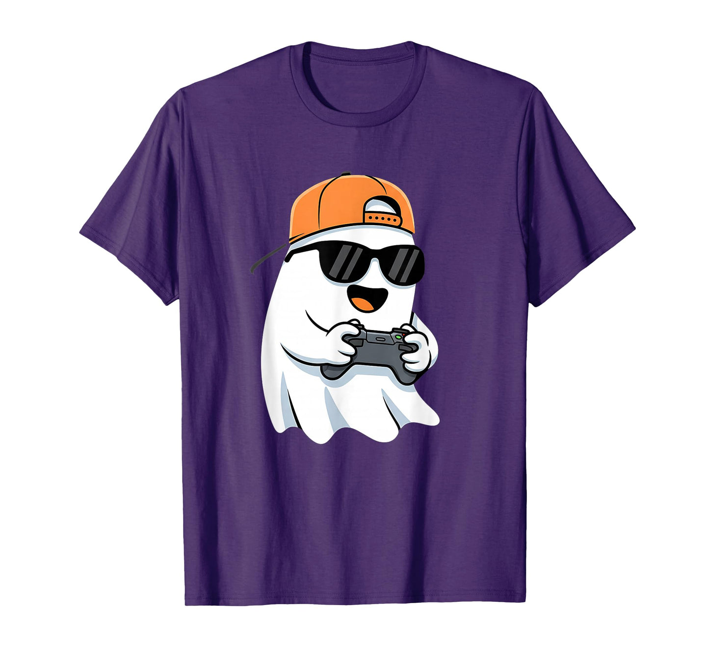 Spooky Season Halloween Costume Gaming Cute Funny Ghost T-Shirt