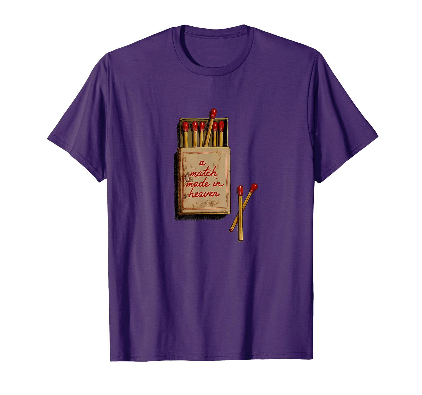 A Match Made Heaven Vintage Illustration T-Shirt