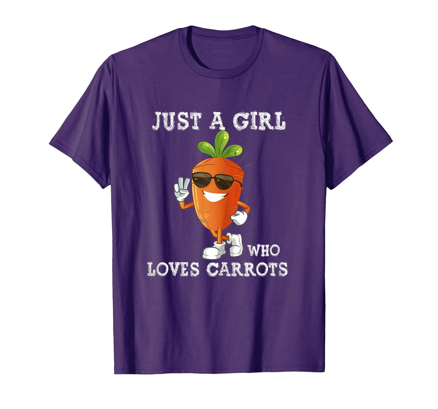 Just A Girl Who Loves Carrots Cute Carrot Costume Tee T-Shirt