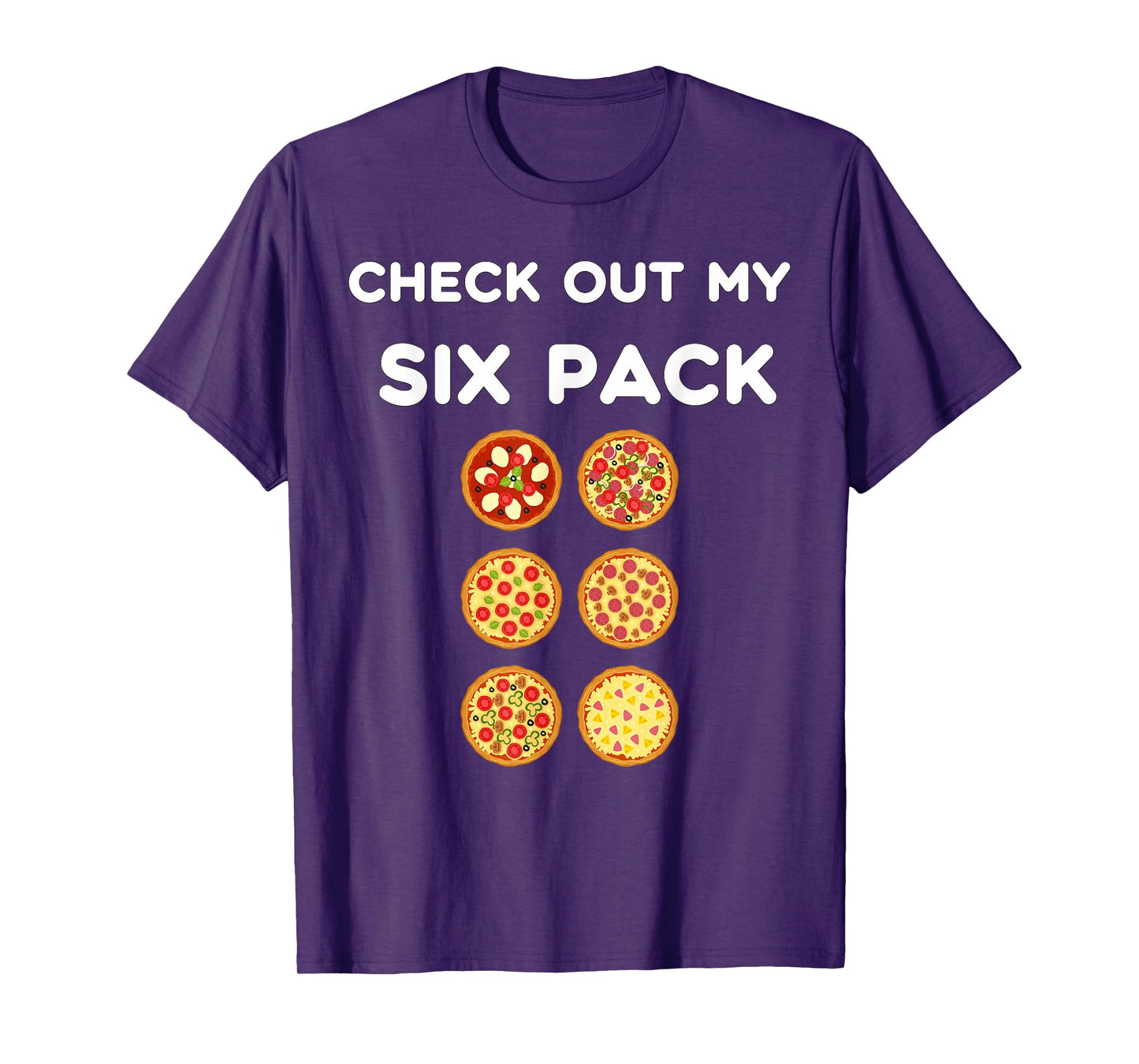 Check Out My Six Pack Pizza Pack, Funny Gym Fitness T-Shirt