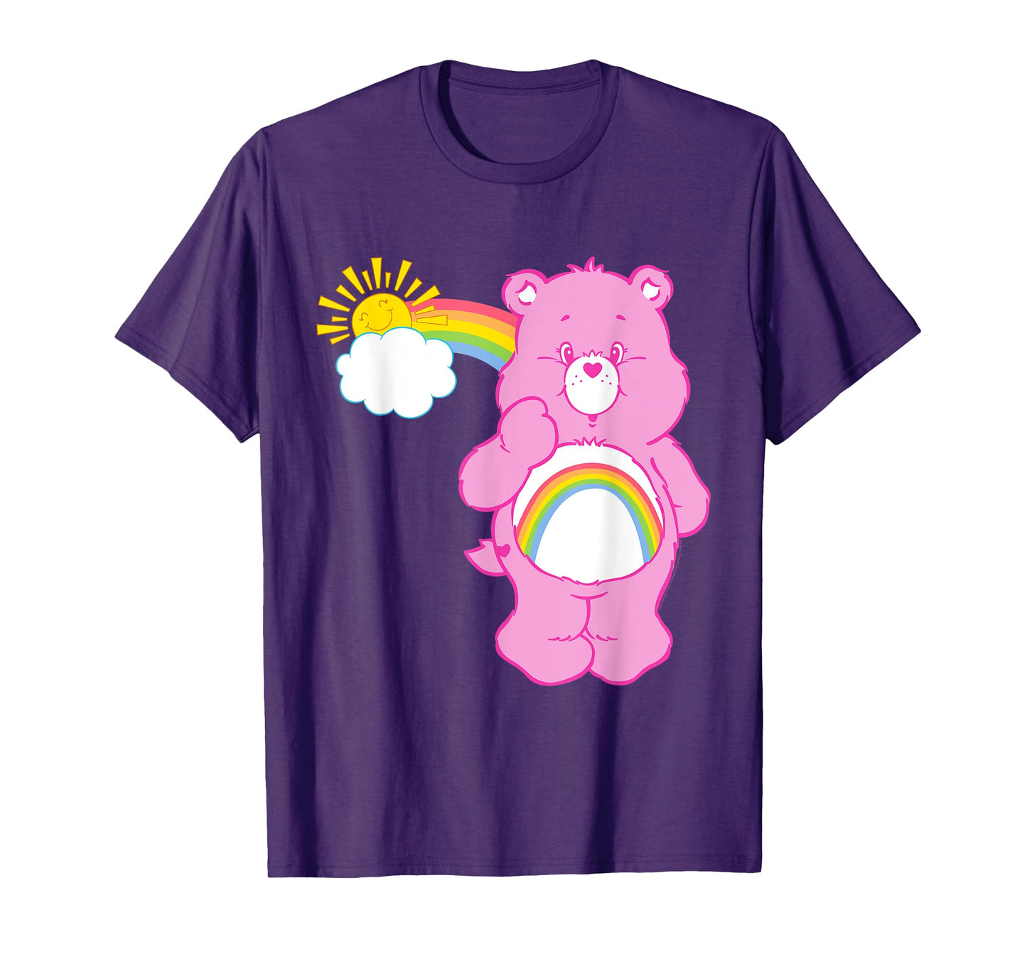 Care Bears Cheer Bear Rainbow Glow T-Shirt