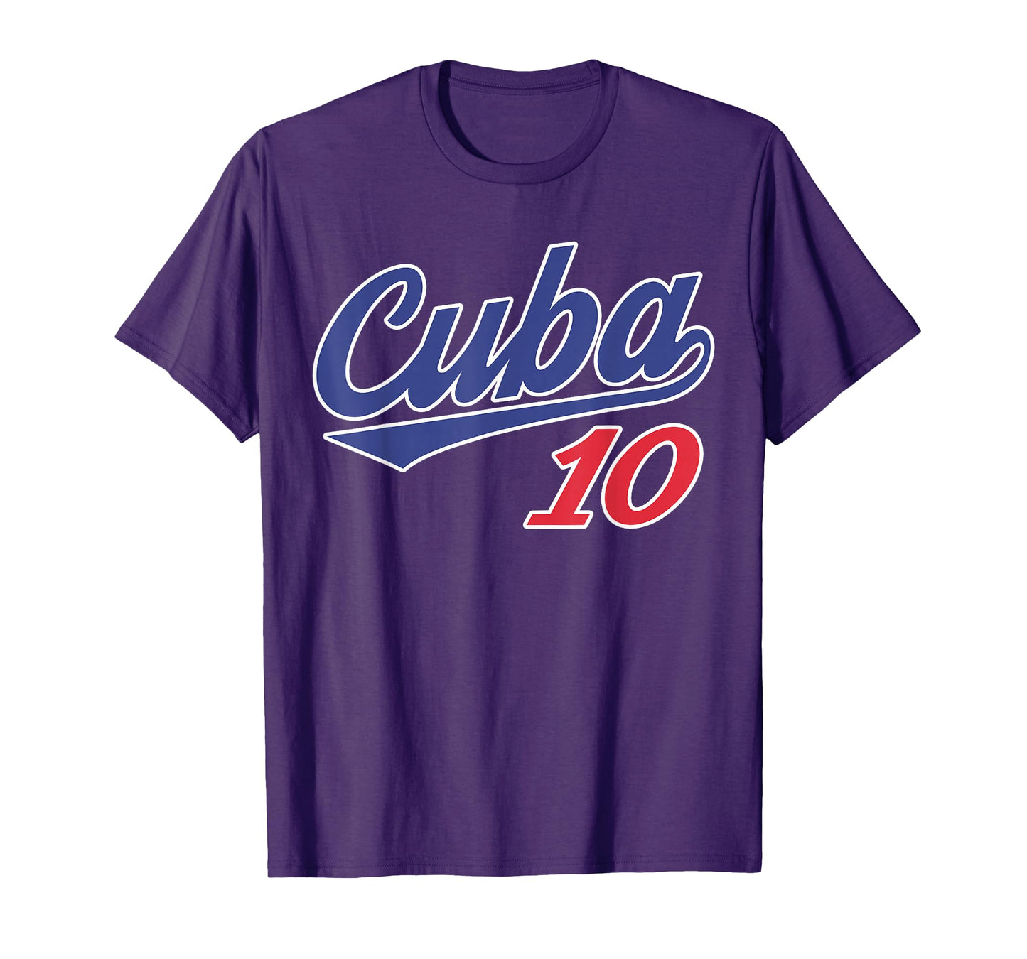 Cuba 10 Baseball Player Cuban Baseball Fans T-Shirt
