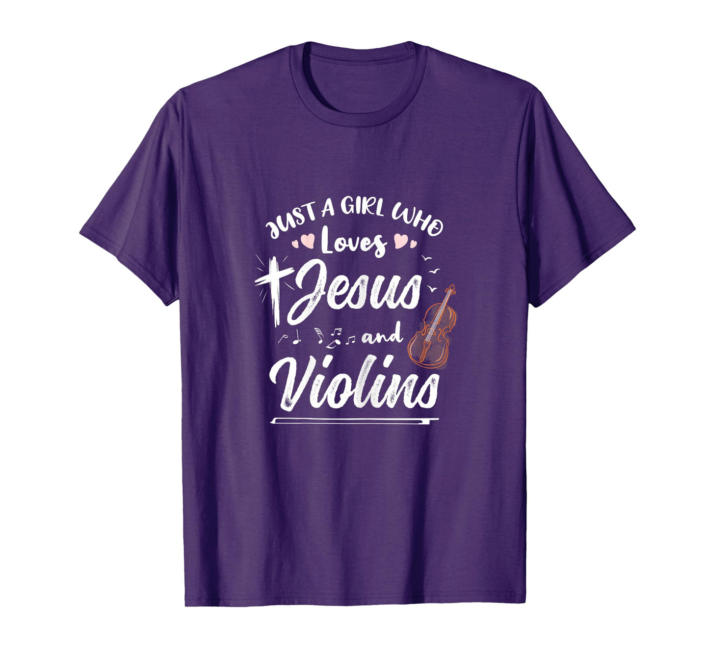 Just A Girl Who Loves Jesus And Violins T-Shirt