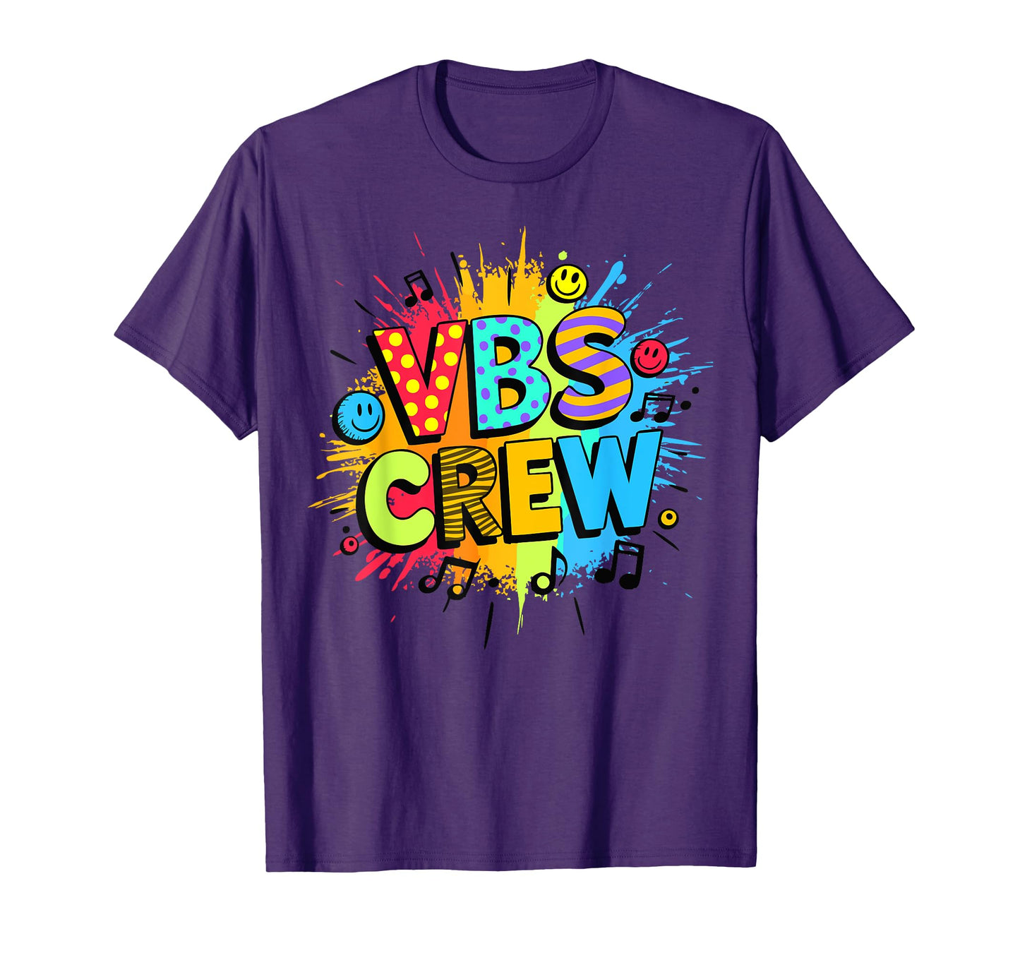VBS Crew Sunday Music Choir Team Vacation Bible School Squad T-Shirt