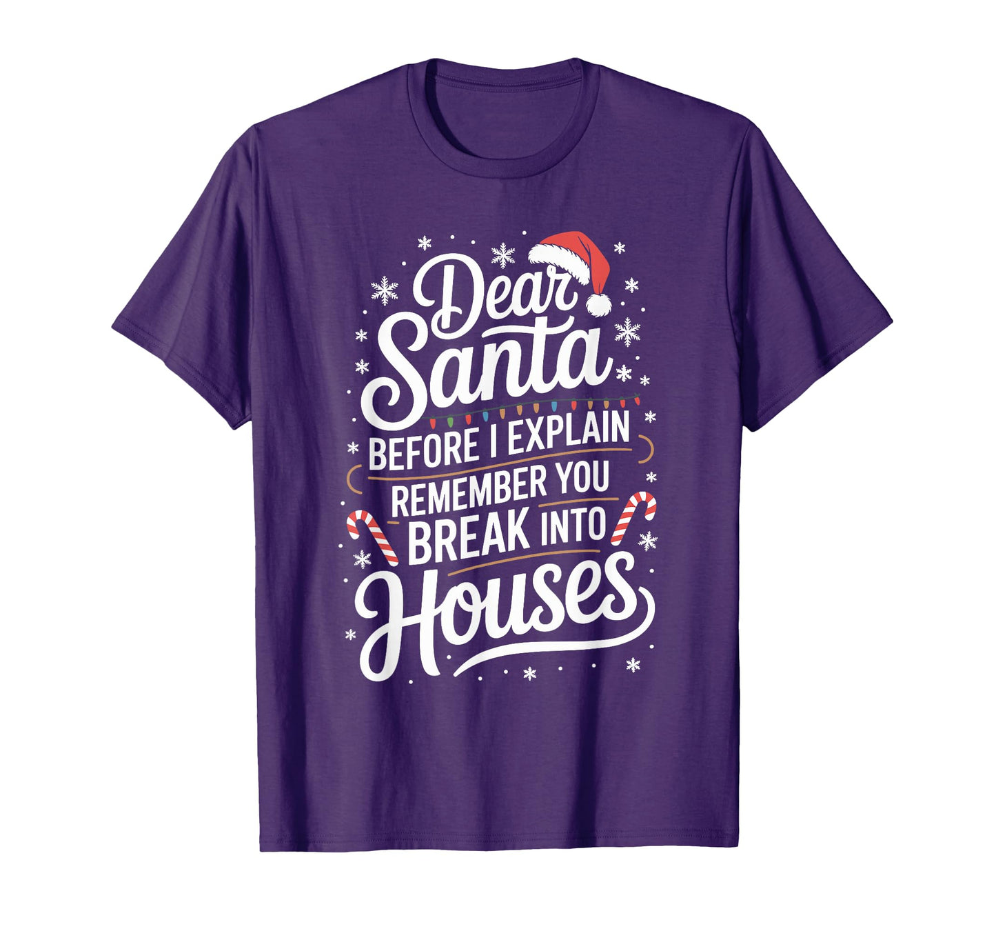 Funny Christmas Humor Xmas Pajama for Men Women Kids T-Shirt