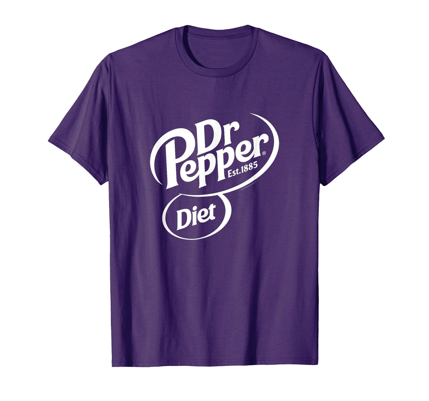 Dr. Pepper Classic Diet Soda Pop Center Logo T-Shirt