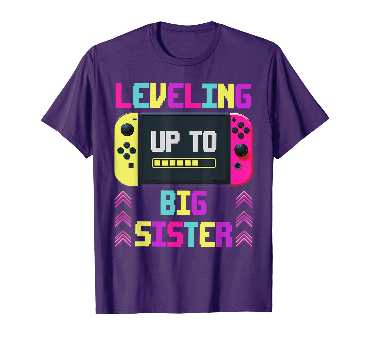 Leveling Up To Big Sister Promoted To New Future Big Sis T-Shirt