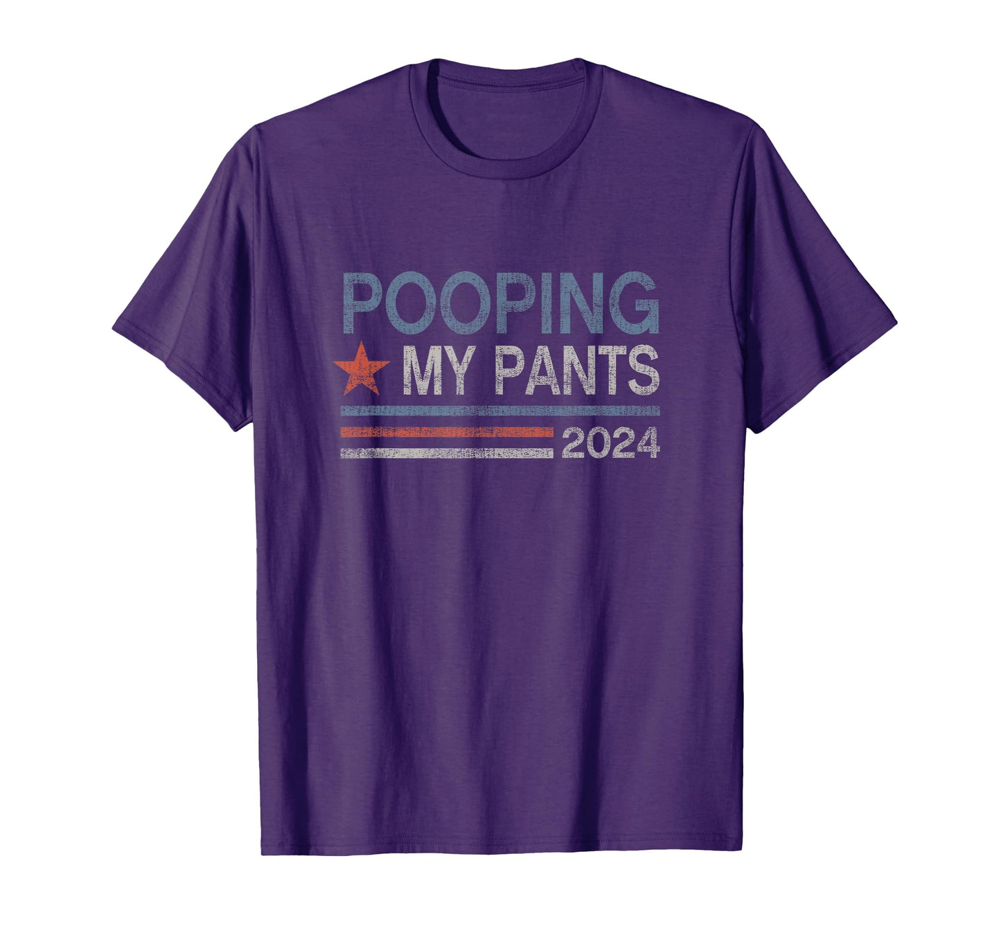 Pooping My Pants 2024 Funny Toilet Humor Adult Humor Meme T-Shirt, Small, Black