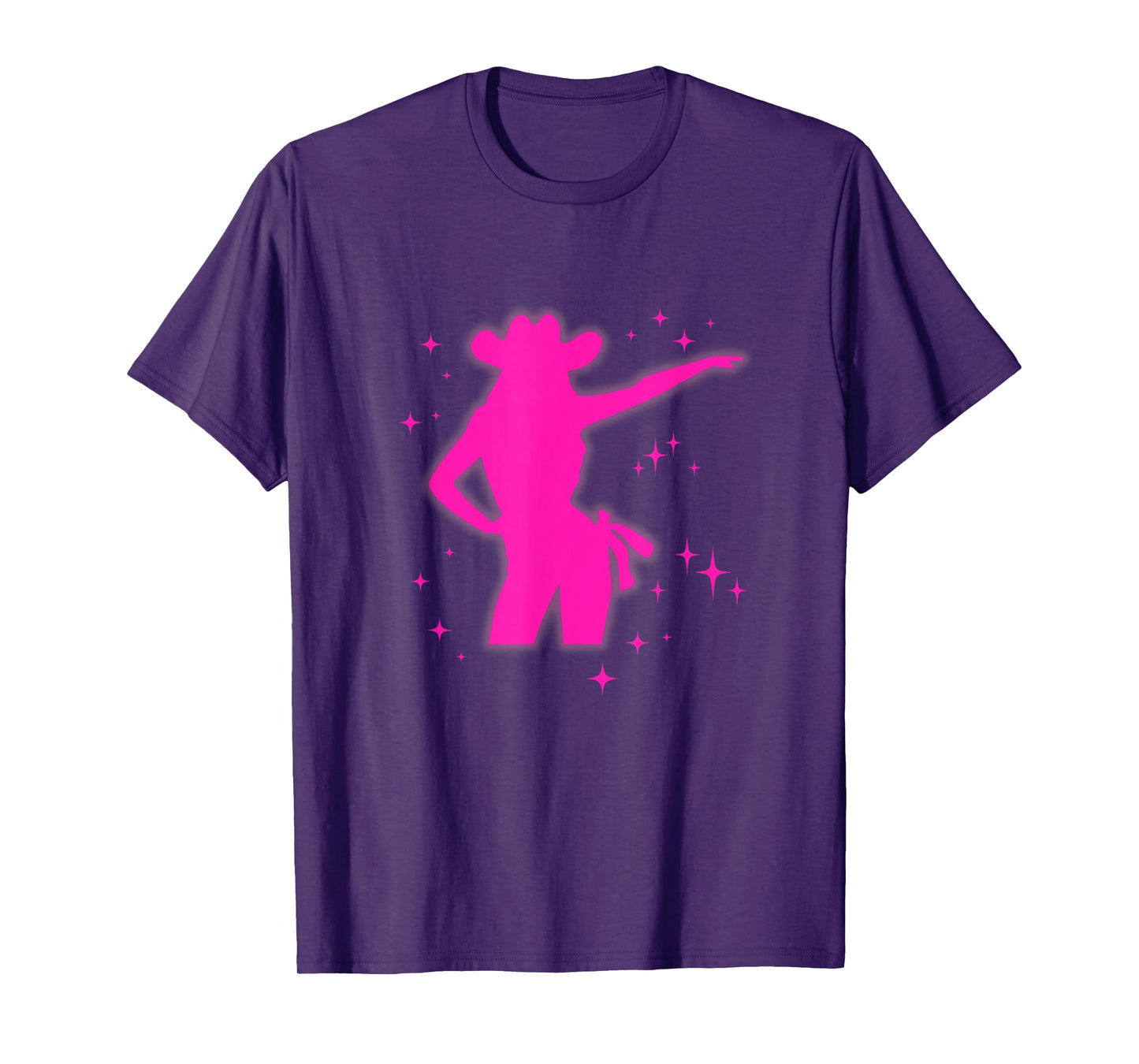 Pony and Heels Lover Pink Girls Clubs Disco Birthday Cowgirl T-Shirt
