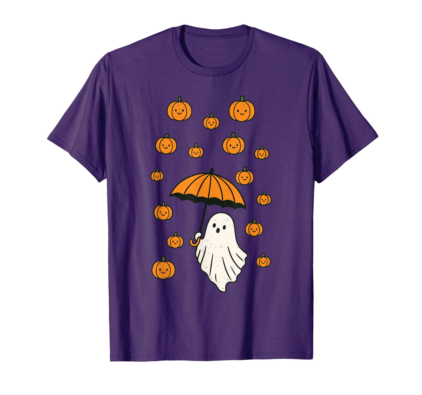 Ghost Pumpkin Halloween Ghoul Jack O Lantern Spooky Season T-Shirt