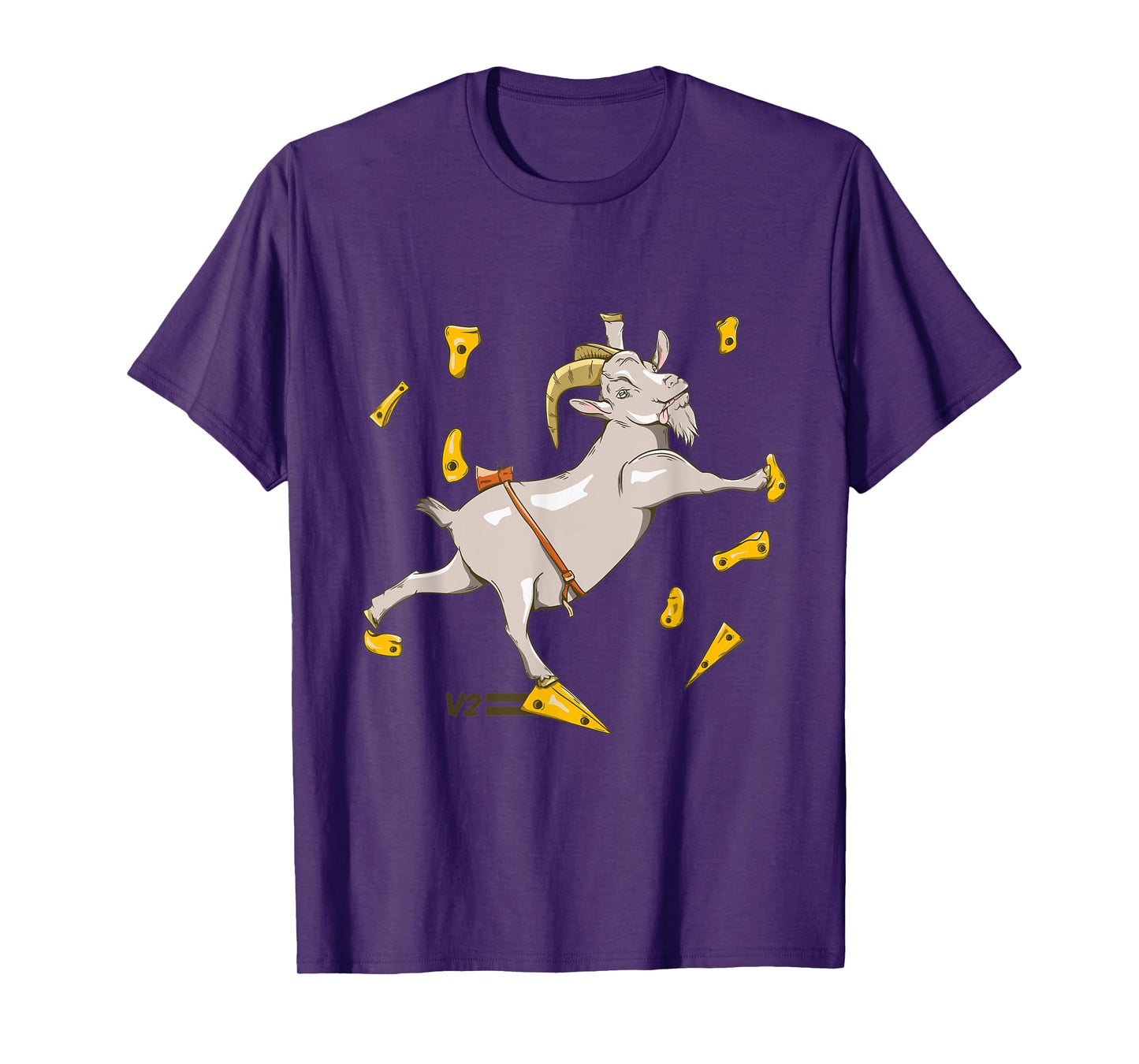 Goat bouldering gym rock climbing T-Shirt