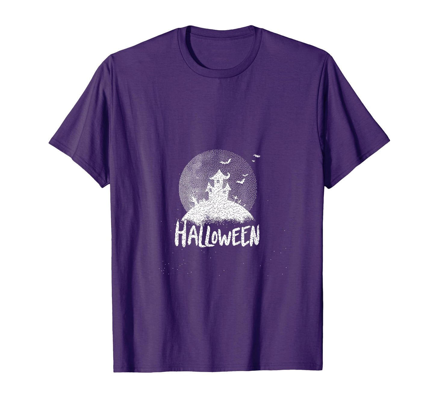 Cute Witchy Halloween Moon Magic Art T-Shirt
