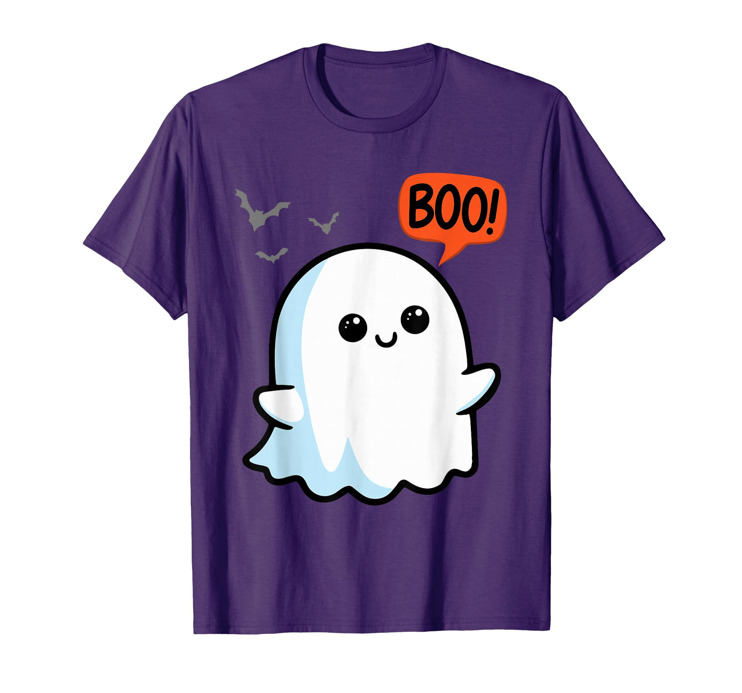 Ghost Saying Boo Spooky Halloween Cute toddler boys girls T-Shirt
