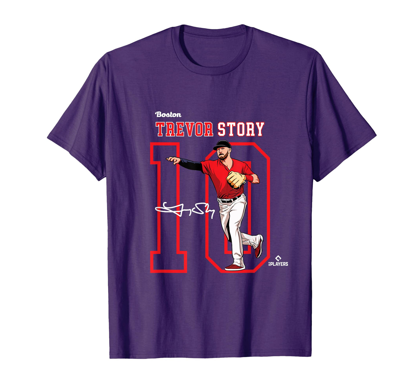 Trevor Story | Boston Baseball Players | MLBTSY3004 T-Shirt