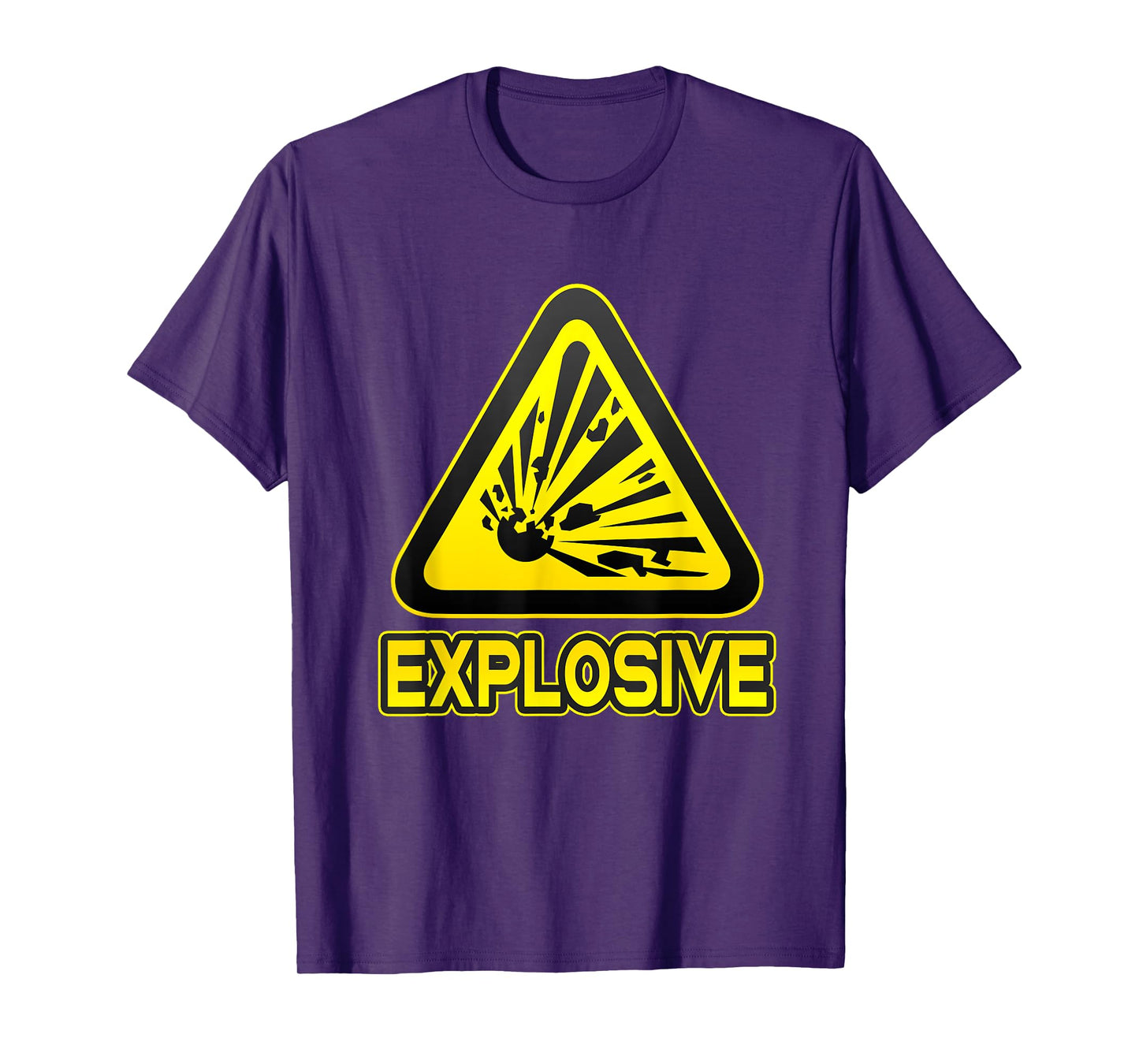 Explosive Funny Hazard Symbol Explosion Whim Fun T-Shirt