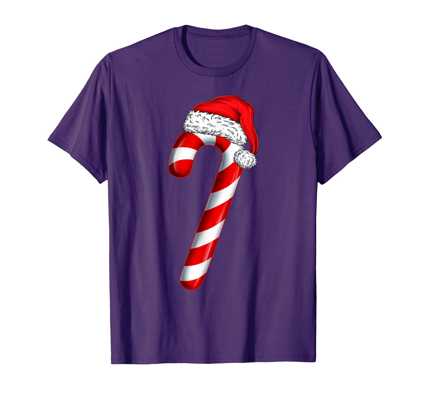 Christmas Crew Candy Cane Santa Hat Kids Girls Boys Women T-Shirt