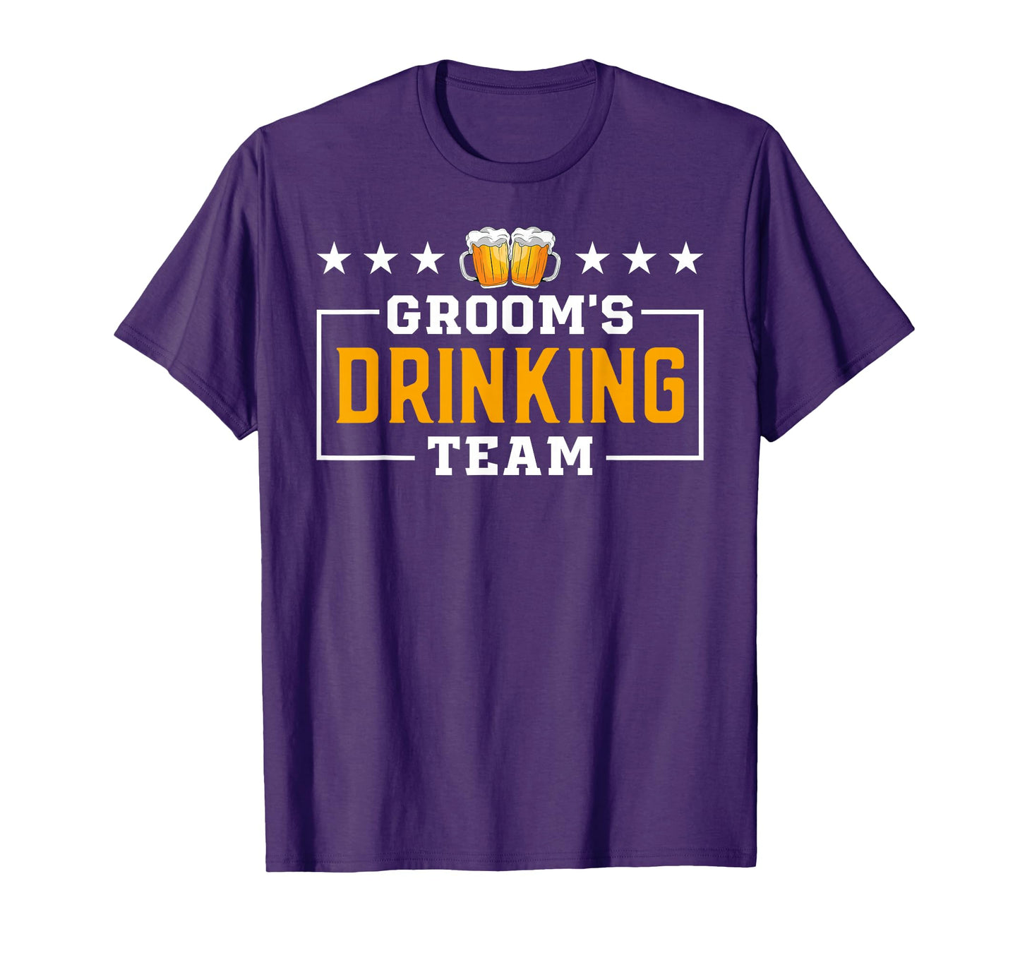 Funny Groom's Drinking Team Groomsmen Bachelor Party Squad T-Shirt