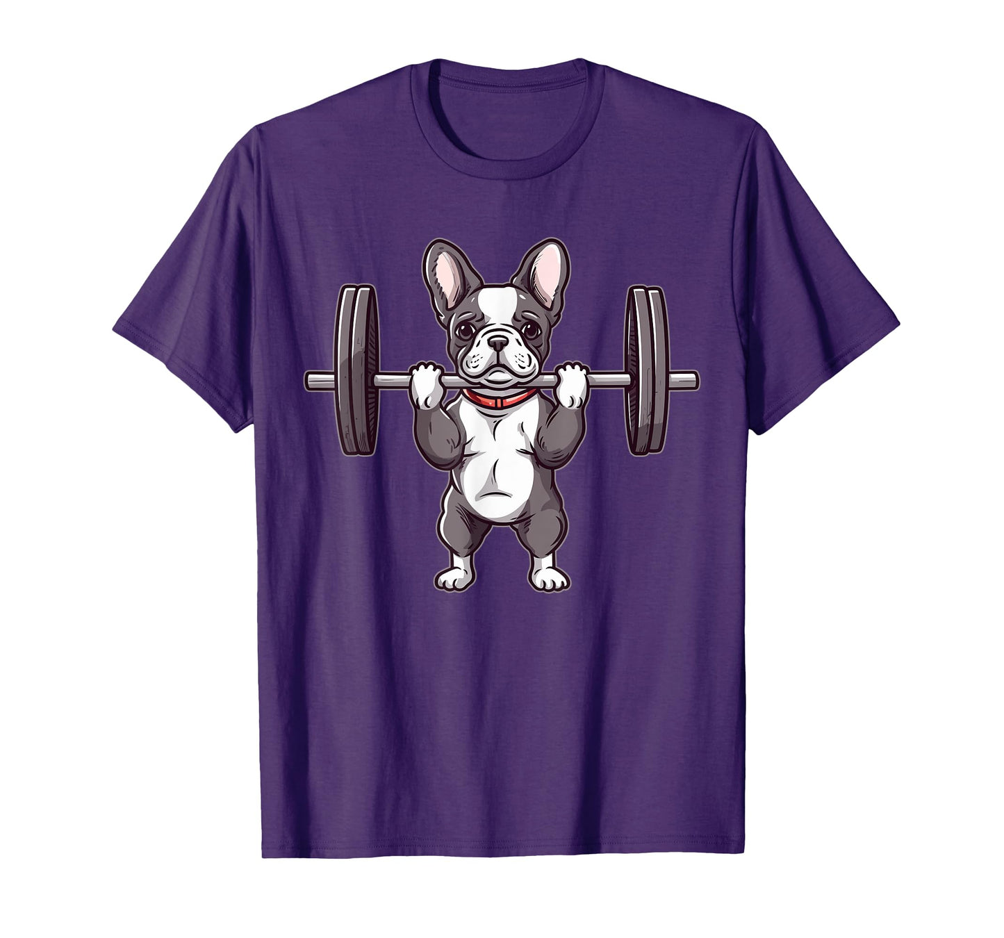 French Bulldog Weightlifting Funny Deadlift Men Fitness Gym T-Shirt